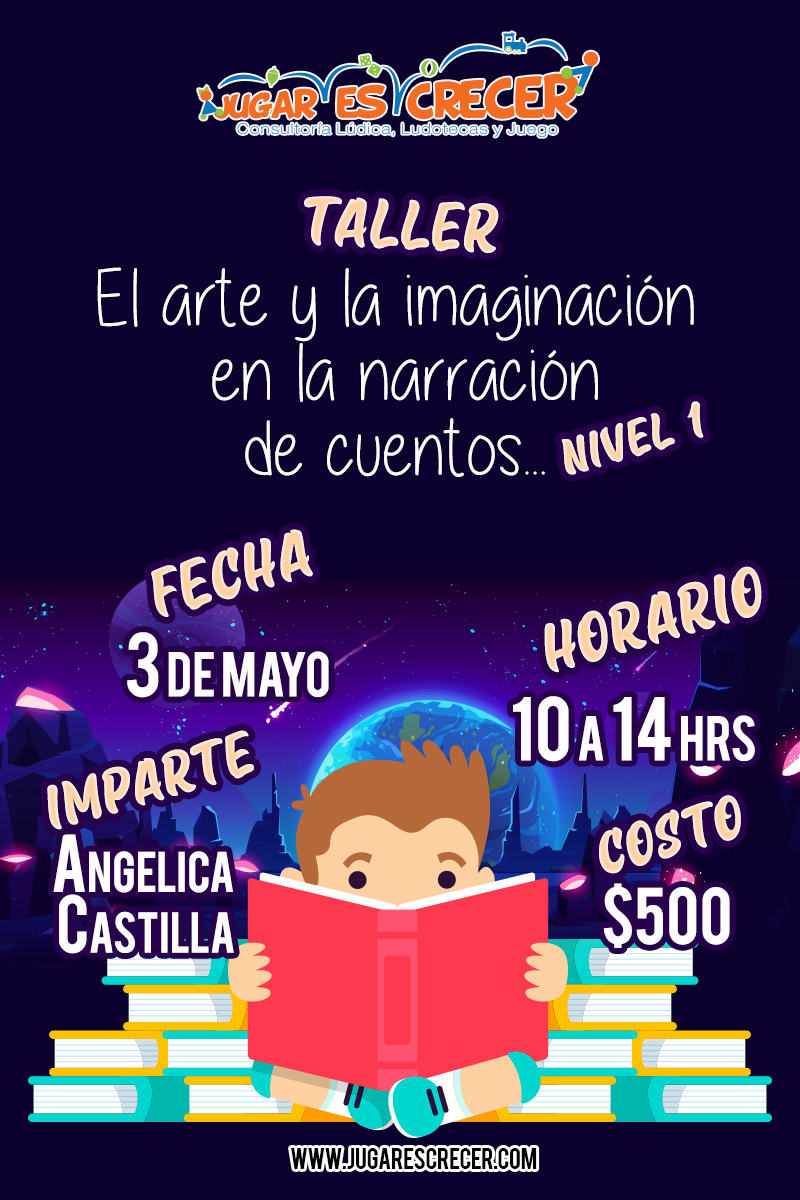 Taller: El arte y la imaginación en la narración de cuentos – Jugar es